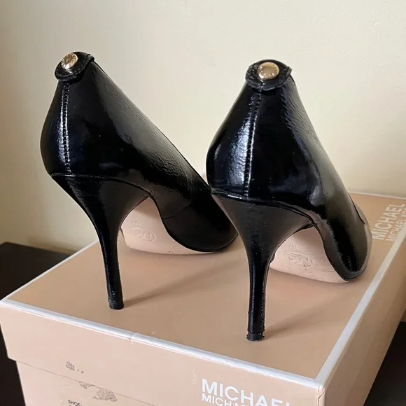 Michael Kors Black Patent Heels - Picture 5 of 6